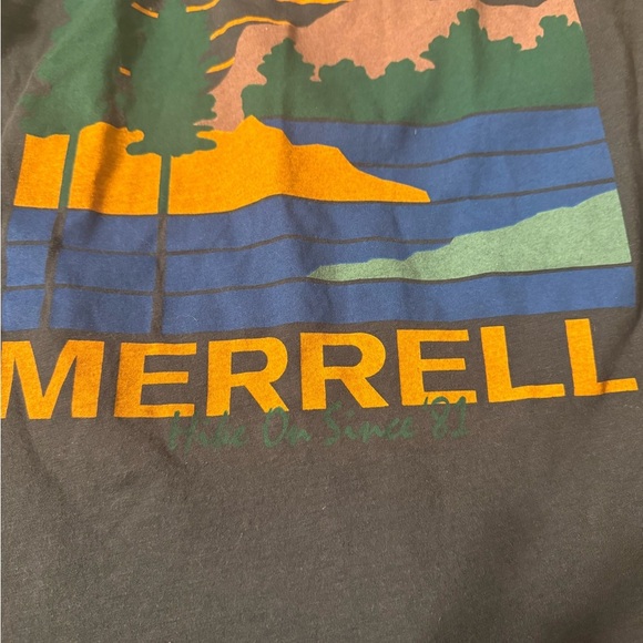 Merrell Grey Hike On T-Shirt - Picture 3 of 3